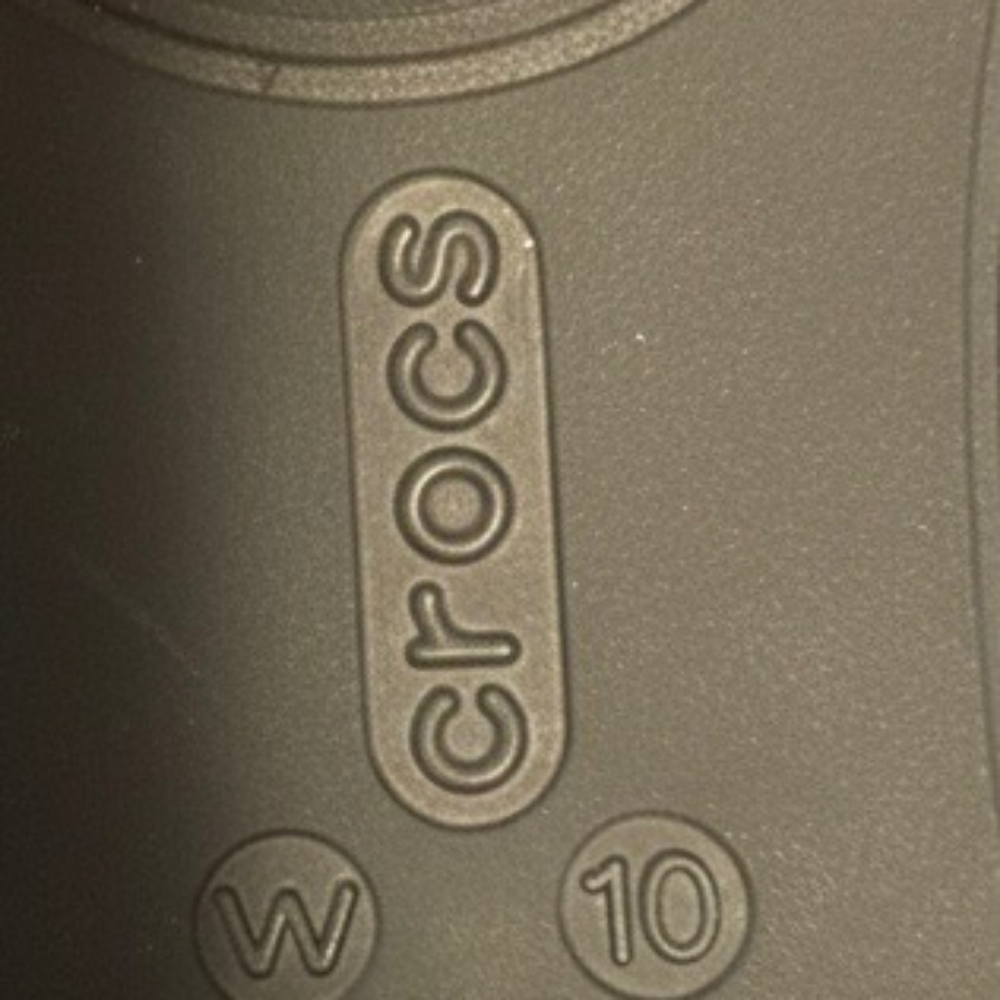 CROCS Black Strappy Sandals - Picture 2 of 4